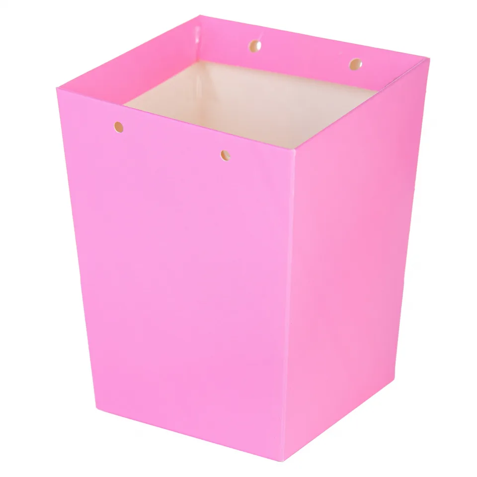 Коробка трапеция — 12×15×9см, Россия, Розовый