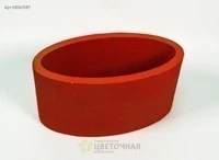 Пенобокс для цветов - овальный 16*15*10см., Россия