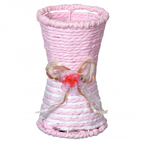 Корзина плетеная соломенная 8*8*14см (FD20-44)