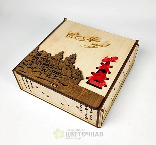 Шкатулка - 16,5*17*Н6см., Россия
