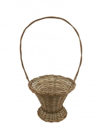Корзина ива(П) - "Юбка большая с косой" D27*H22/65см., Россия