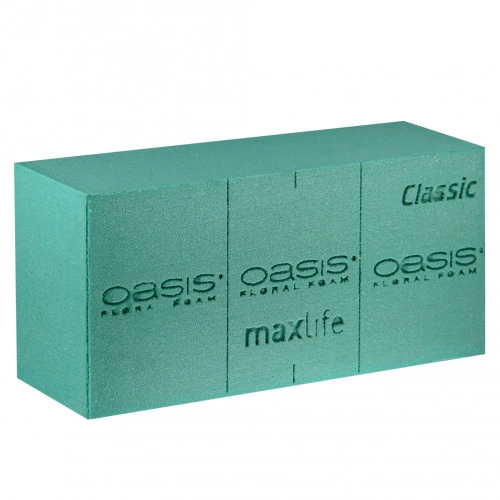 Флористическая  пена - Брикет срез Классик (Oasis® Classic Fresh Floral Fo), Германия (Floralife Eur